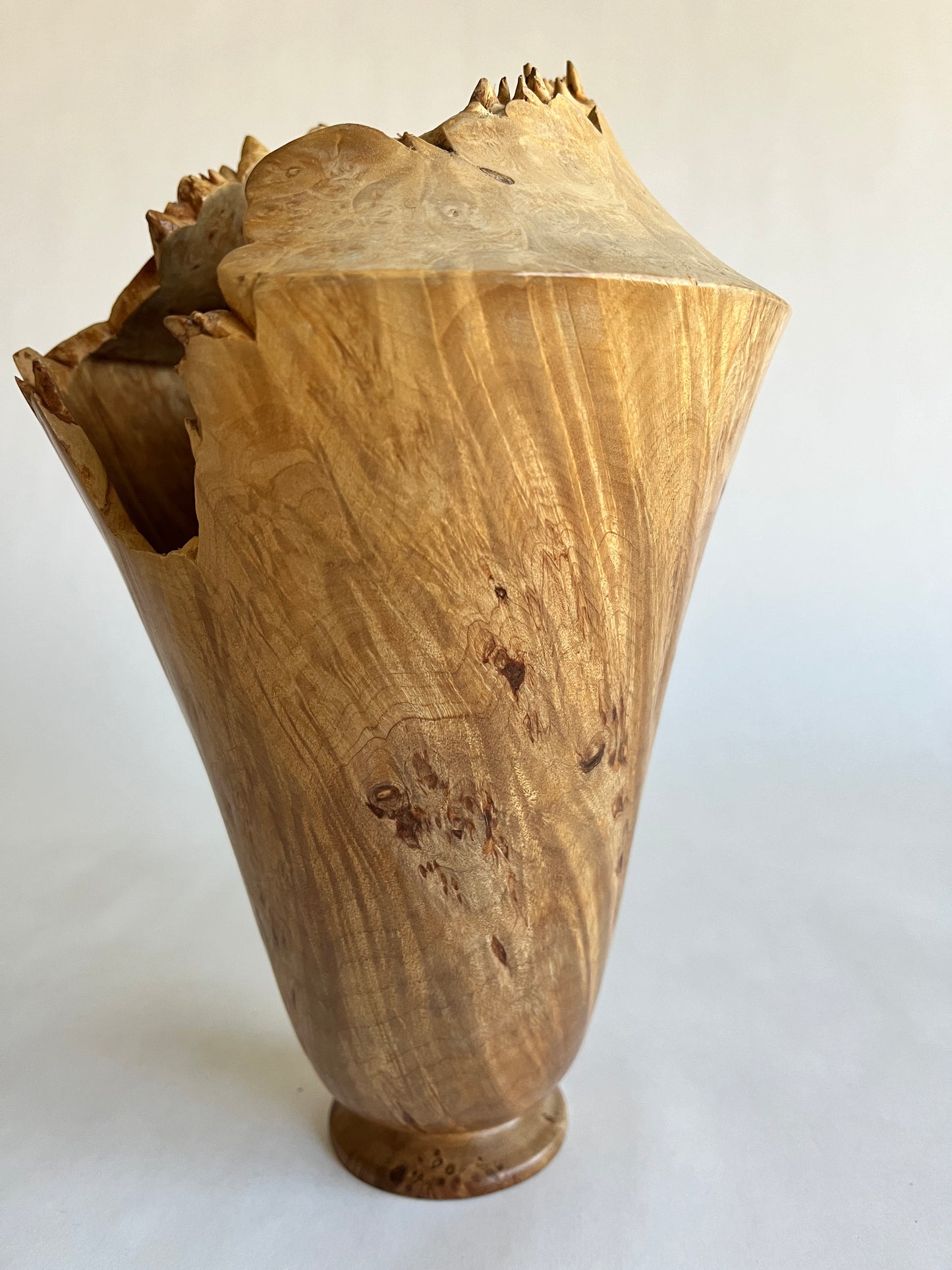 Maple Burl Vase by Kurt Frost