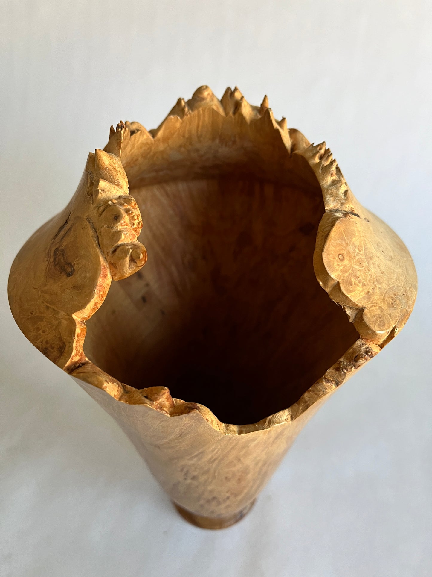 Maple Burl Vase by Kurt Frost