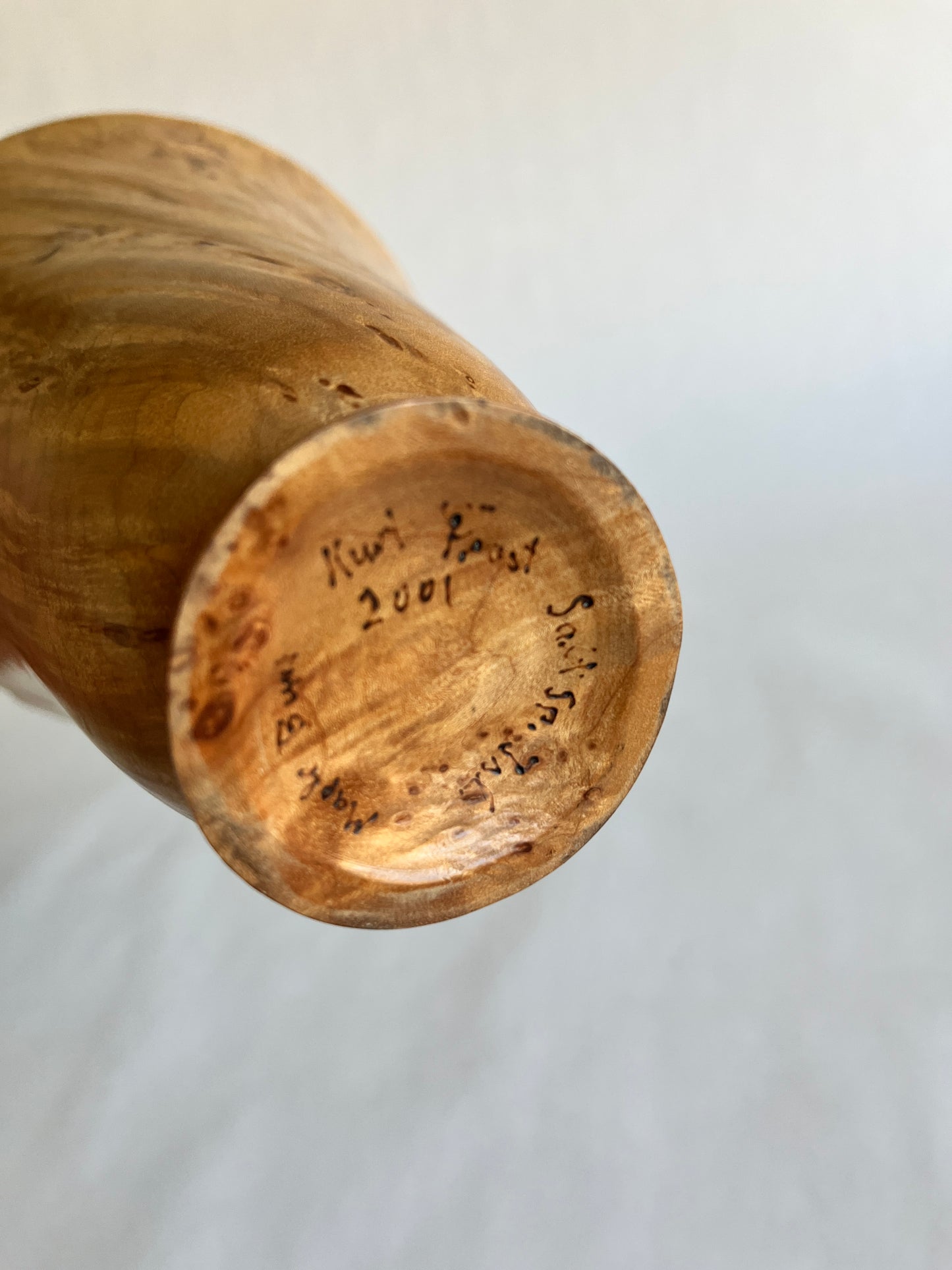 Maple Burl Vase by Kurt Frost