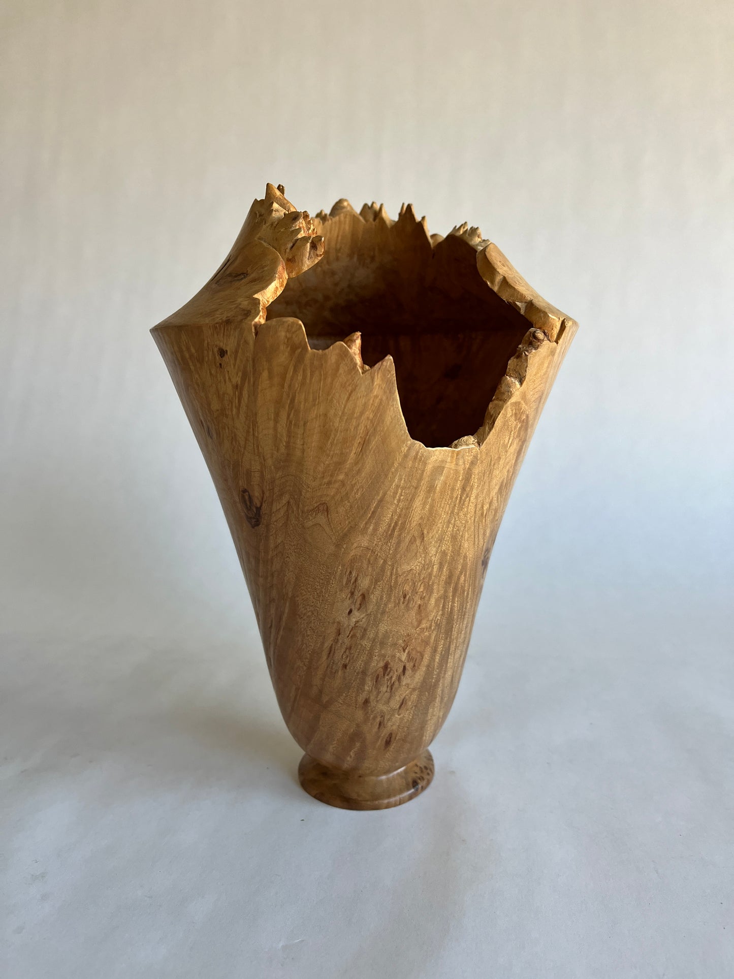Maple Burl Vase by Kurt Frost