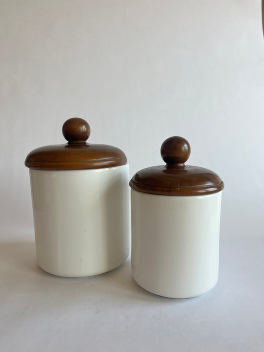 Pair of Italian Canisters