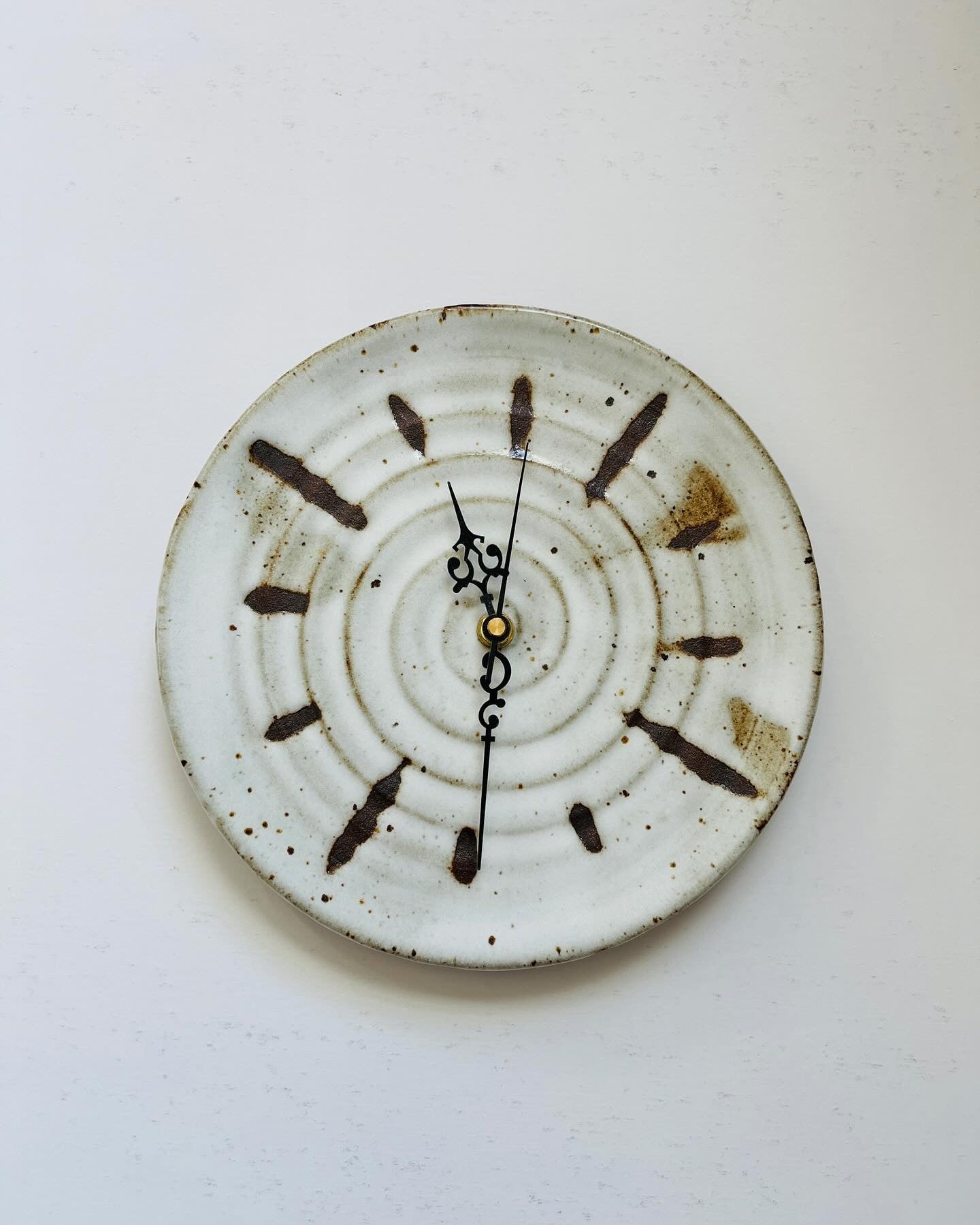 Reserved Listing - Studio Pottery Clock, Bitossi Repr Clay Horse