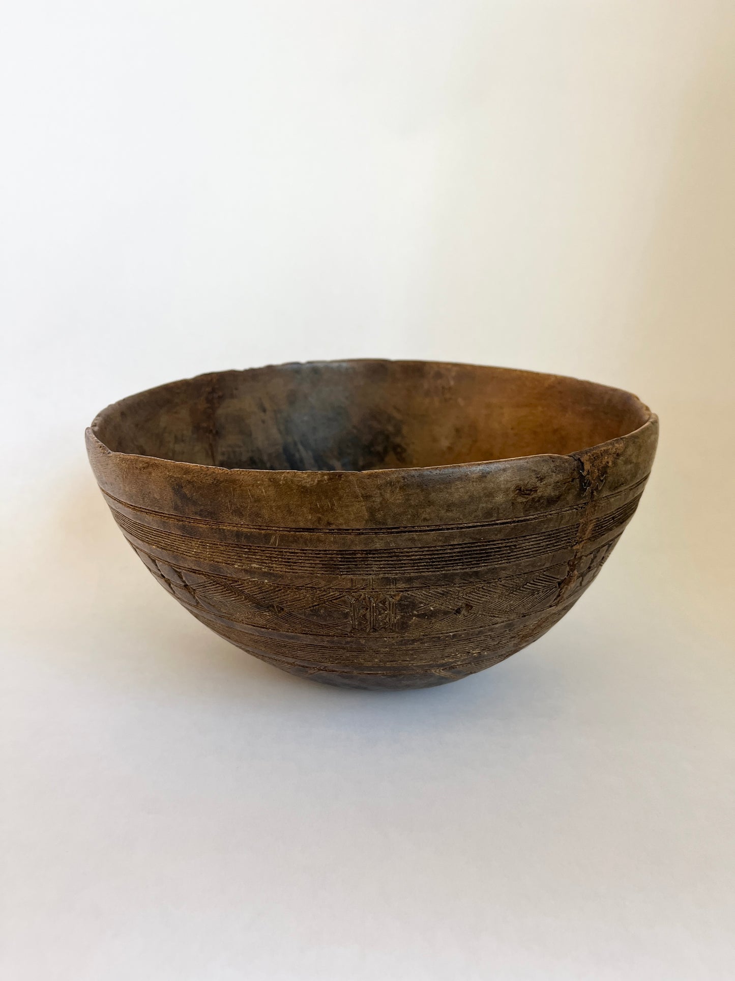 Antique Wooden African Bowl