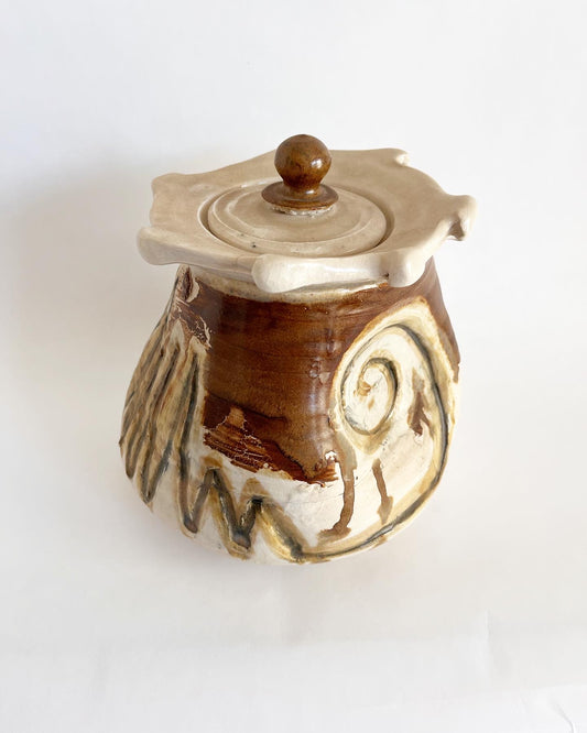 Ceramic Canister w/ Lid