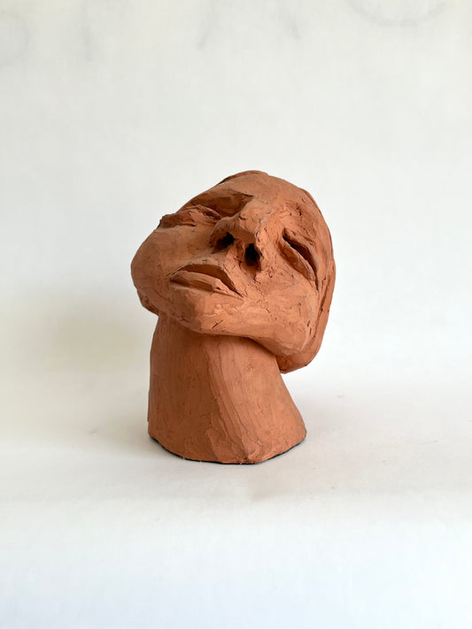 Red Clay Sculpture/Bust