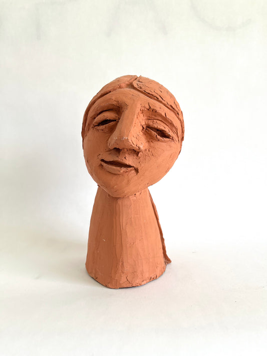 Red Clay Sculpture/Bust